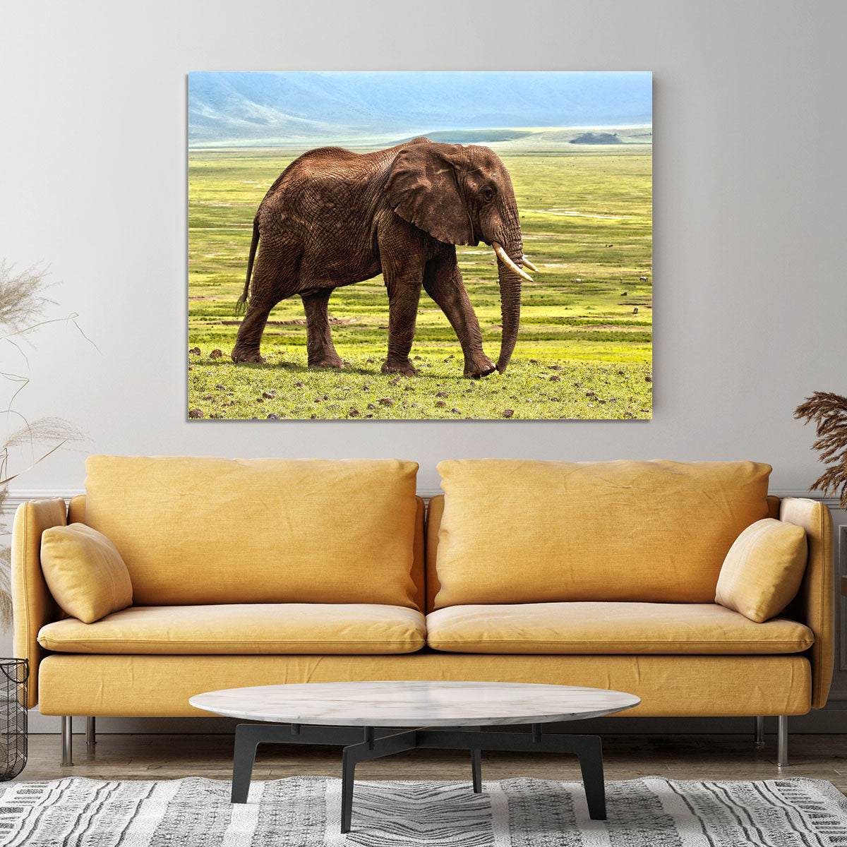 Brown Elephant Canvas Print or Poster - Canvas Art Rocks - 4
