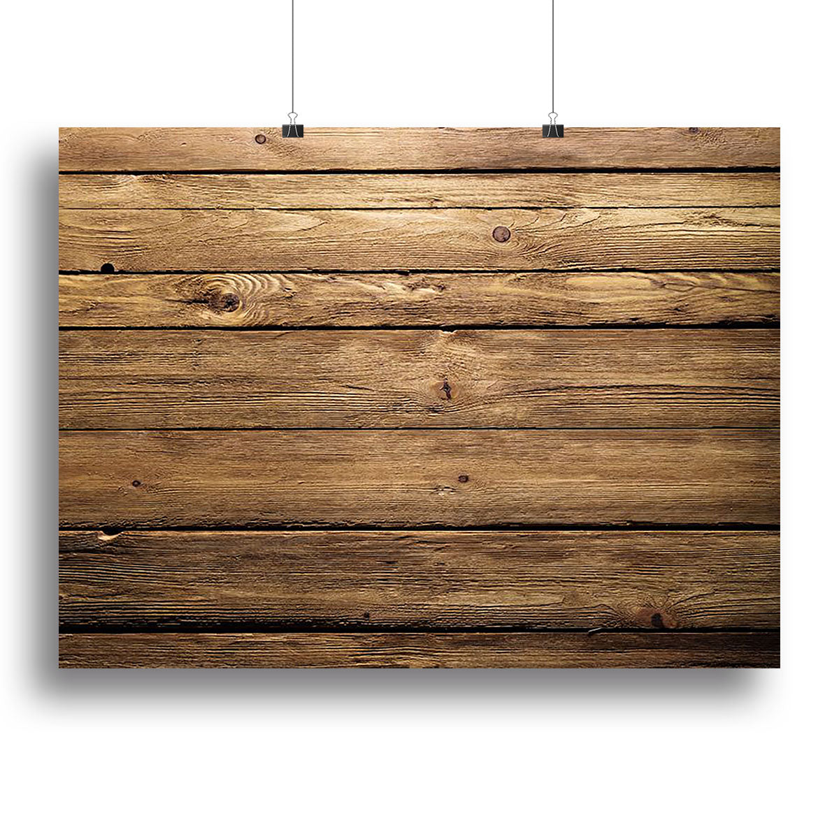 Brown wood texture Canvas Print or Poster - Canvas Art Rocks - 2