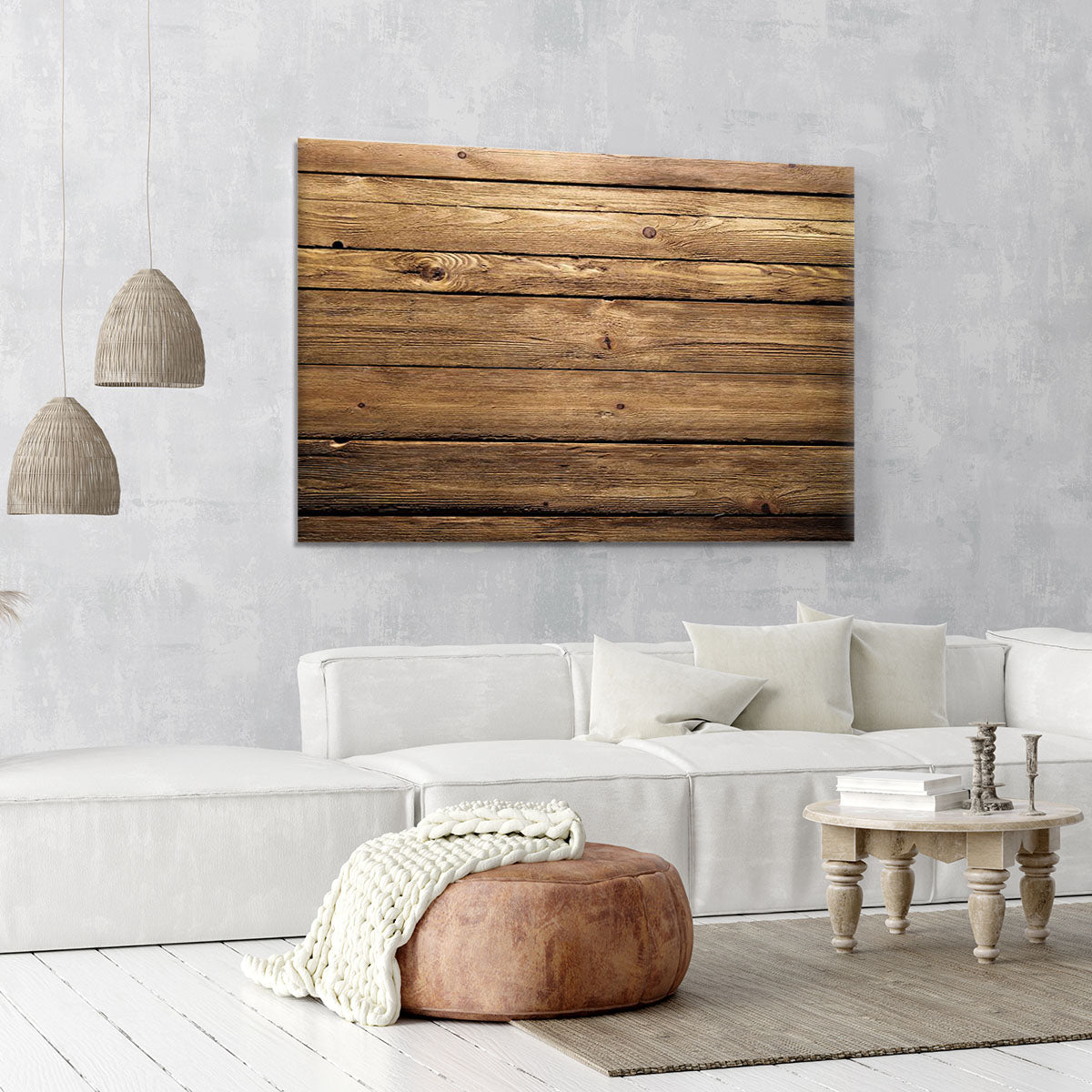 Brown wood texture Canvas Print or Poster - Canvas Art Rocks - 6