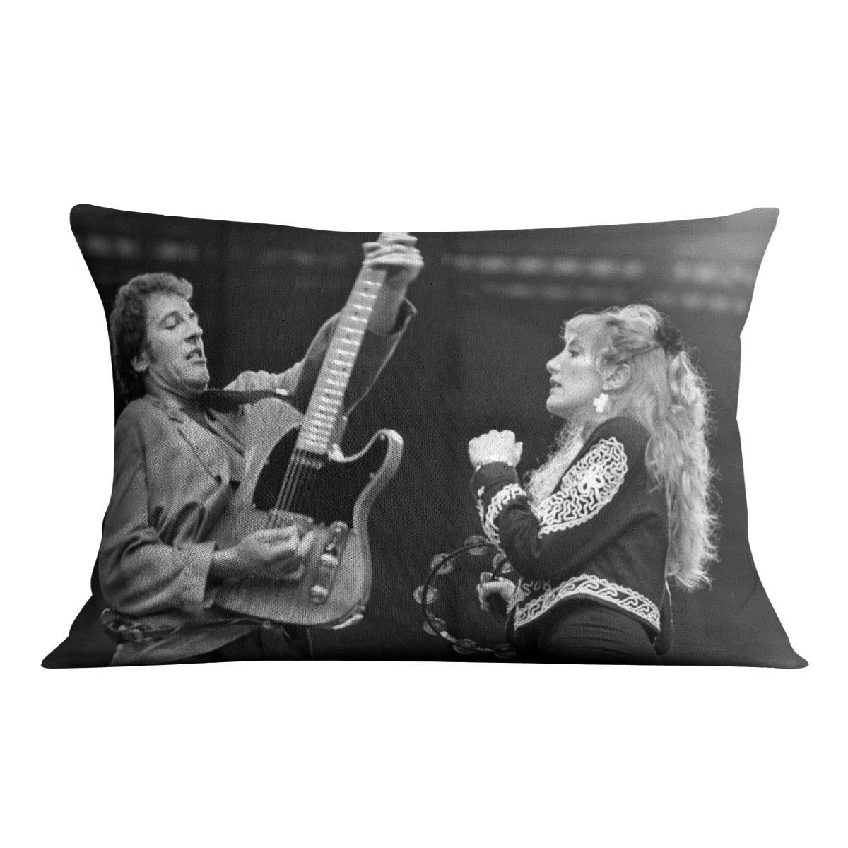 Bruce Springsteen and Patti Scialfa Cushion