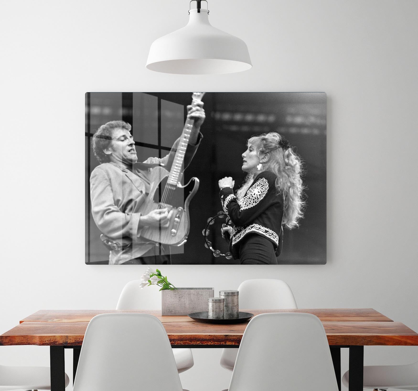 Bruce Springsteen and Patti Scialfa HD Metal Print - Canvas Art Rocks - 2