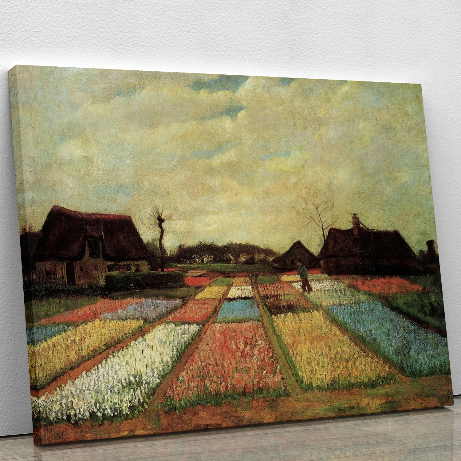 Bulb Fields by Van Gogh Canvas Print or Poster - Canvas Art Rocks - 1