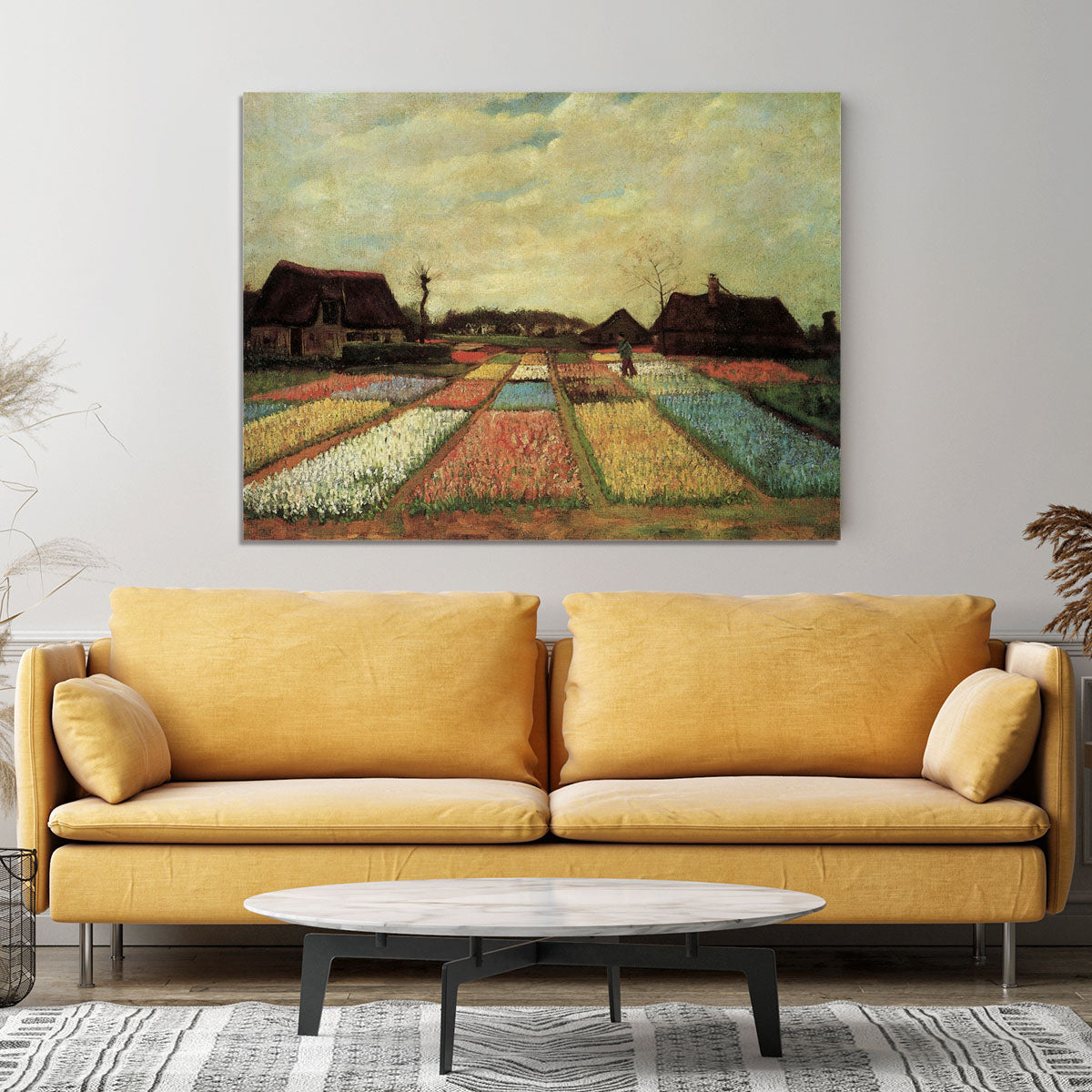 Bulb Fields by Van Gogh Canvas Print or Poster - Canvas Art Rocks - 4