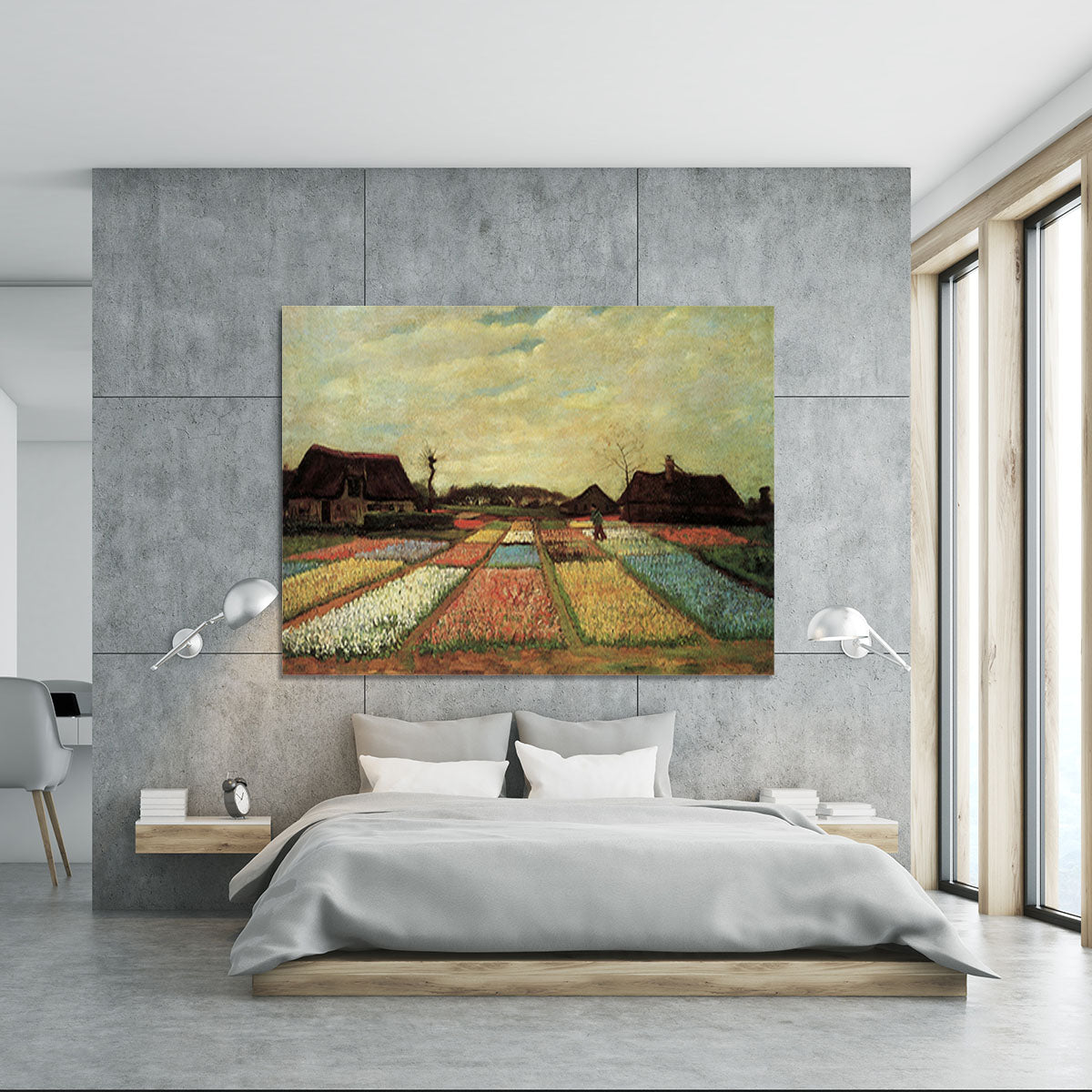 Bulb Fields by Van Gogh Canvas Print or Poster - Canvas Art Rocks - 5