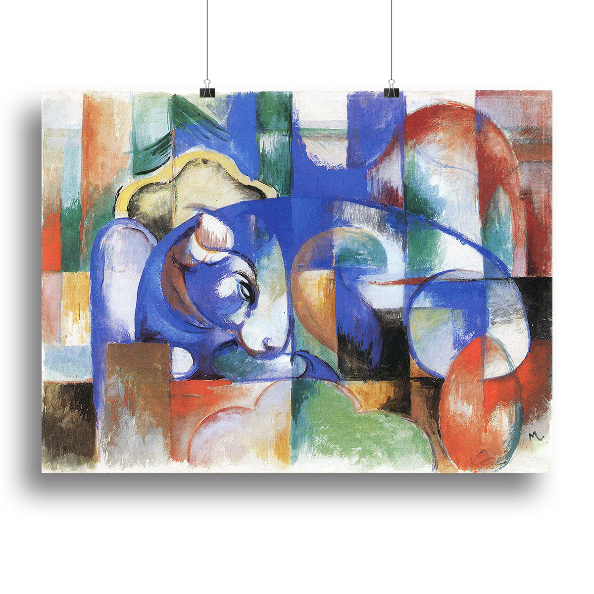Bull by Franz Marc Canvas Print or Poster - Canvas Art Rocks - 2