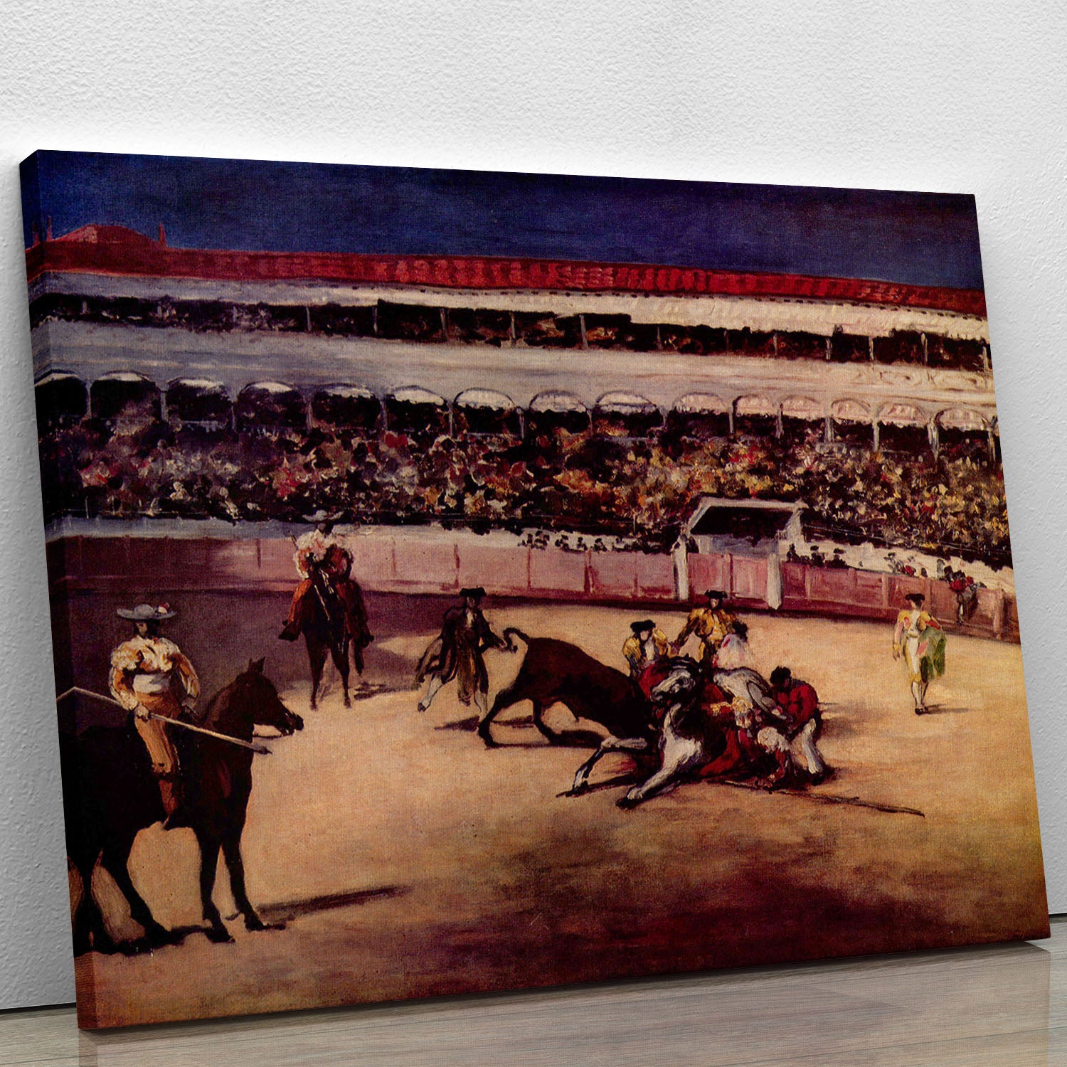 Bullfight by Manet Canvas Print or Poster - Canvas Art Rocks - 1