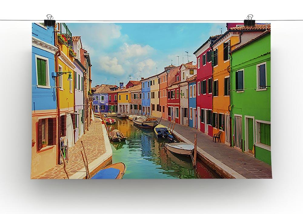Burano Venetian Lagoon Canvas Print or Poster - Canvas Art Rocks - 2