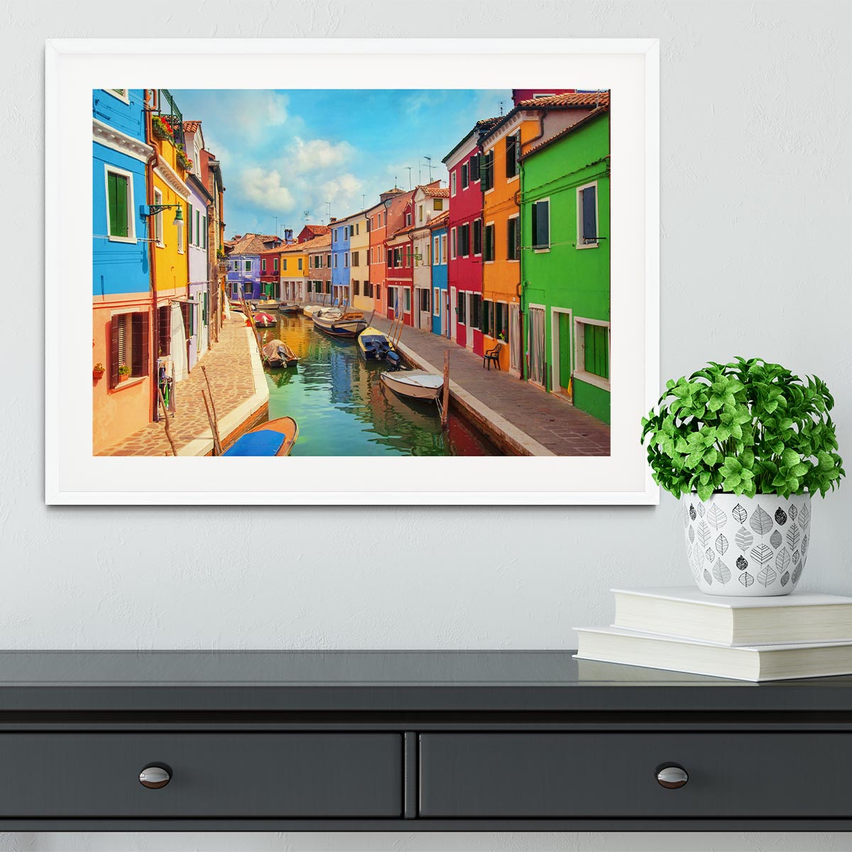 Burano Venetian Lagoon Framed Print - Canvas Art Rocks - 5