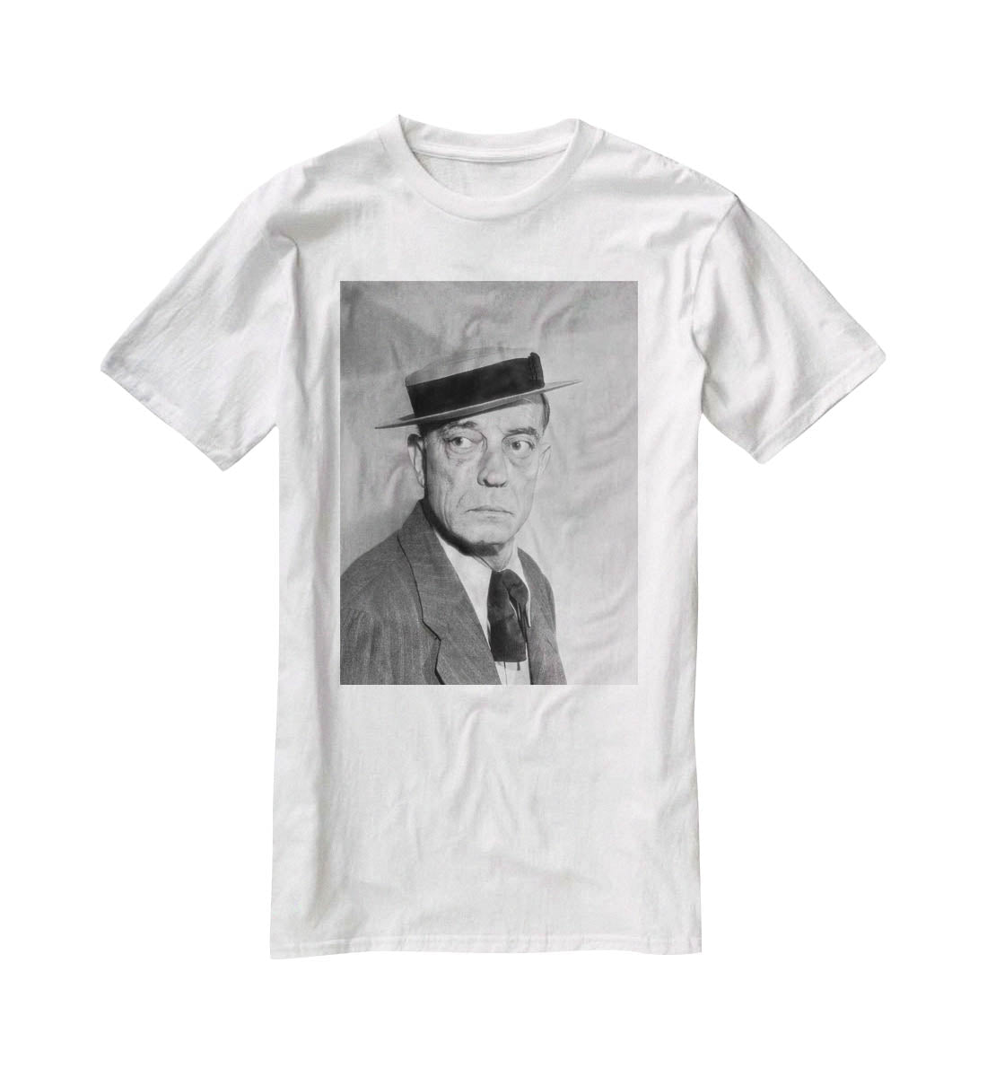 Buster Keaton T-Shirt - Canvas Art Rocks - 5