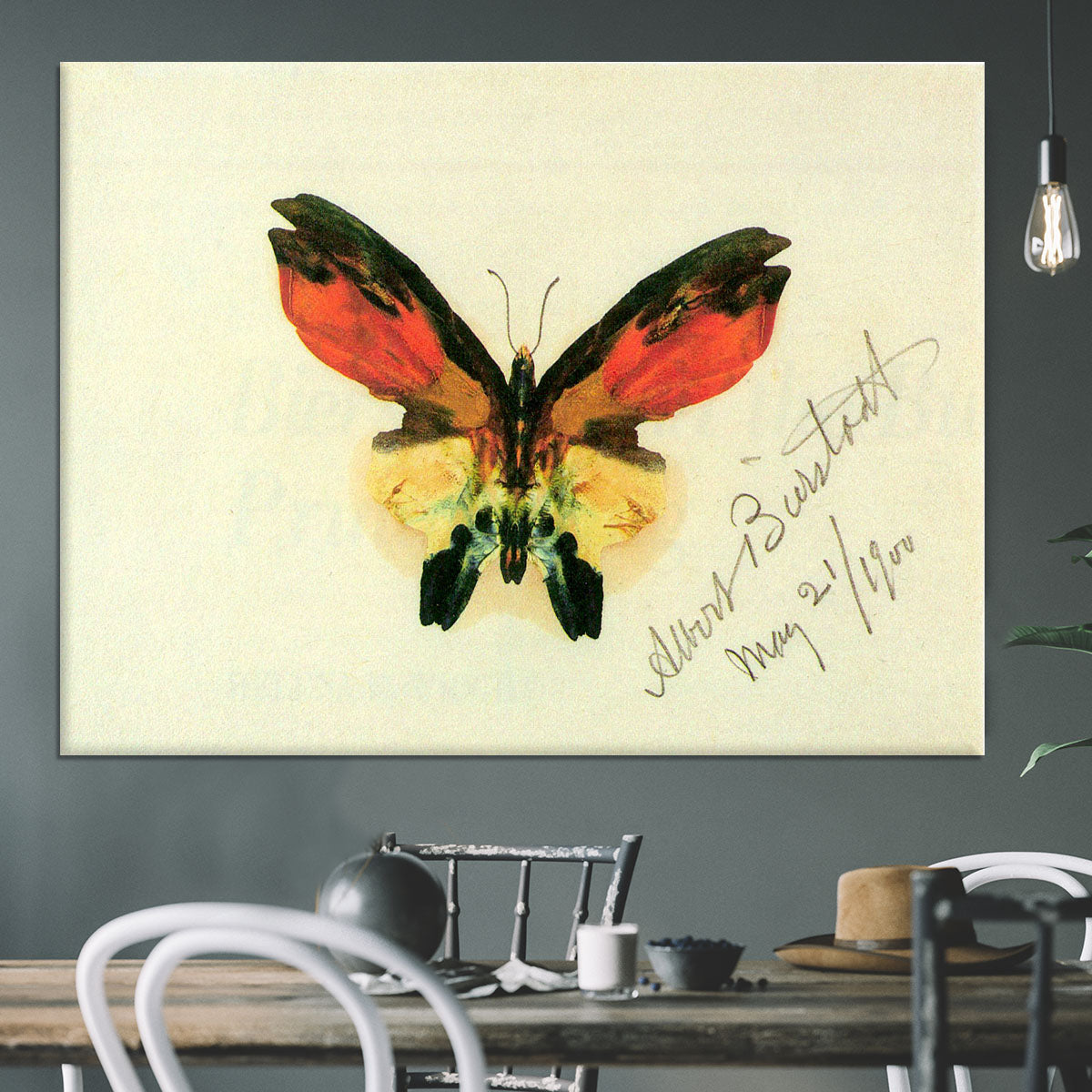 Butterfly 2 by Bierstadt Canvas Print or Poster - Canvas Art Rocks - 3