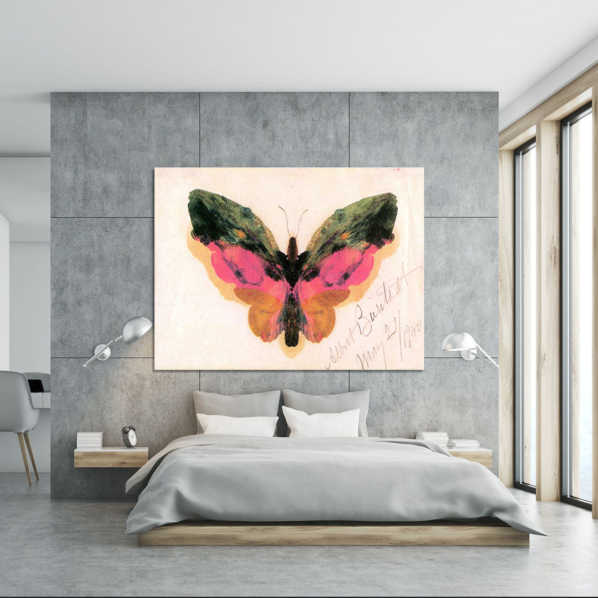 Butterfly by Bierstadt Canvas Print or Poster - Canvas Art Rocks - 5