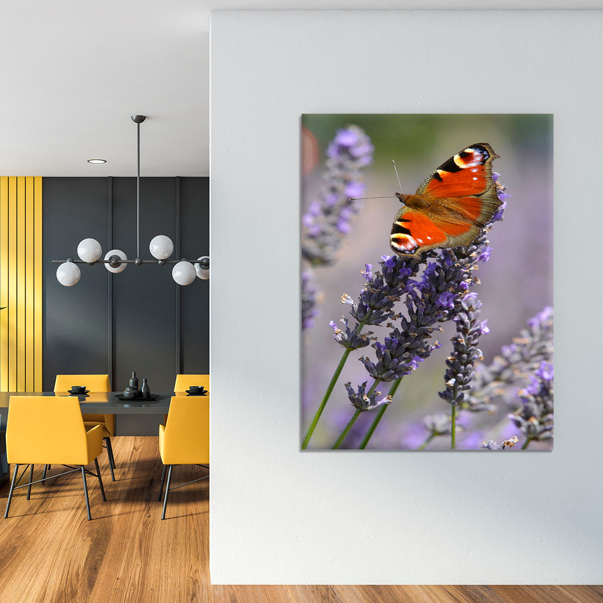 Butterfly on Lavender Canvas Print or Poster - Canvas Art Rocks - 4