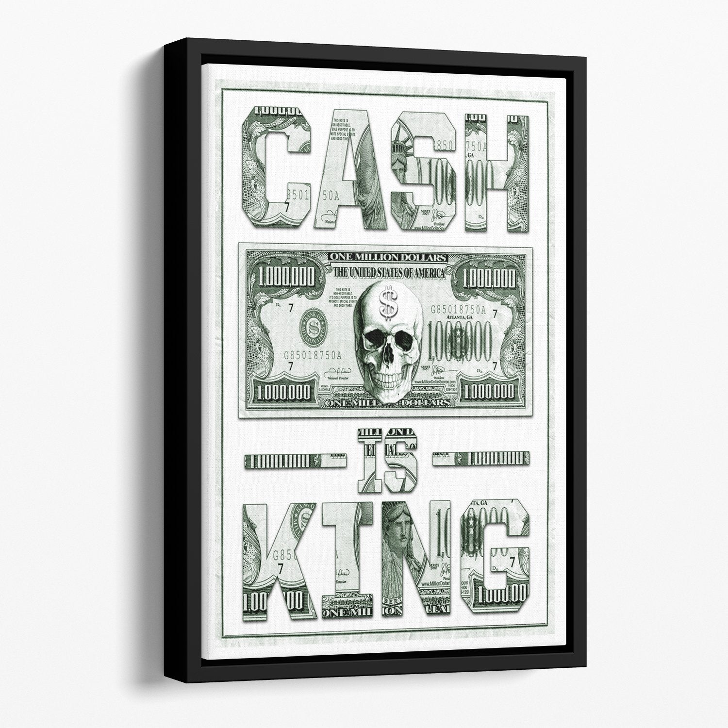 Cash is King Canvas