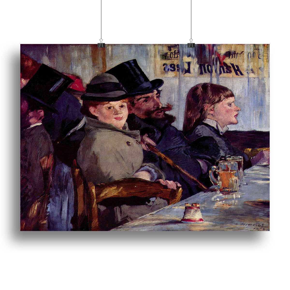 Cabaret in Reichshoffen by Manet Canvas Print or Poster - Canvas Art Rocks - 2
