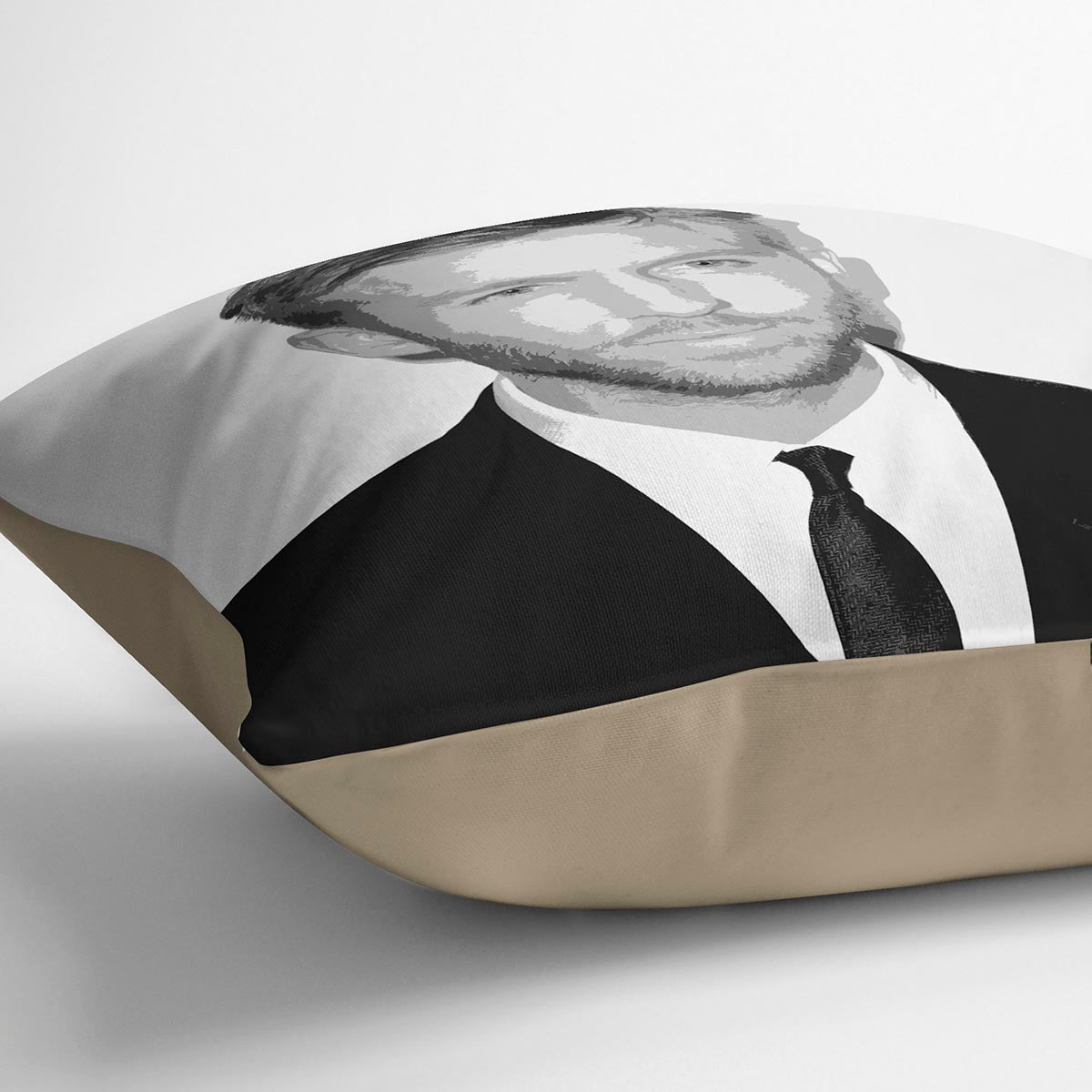Calvin Harris Black And White Cushion