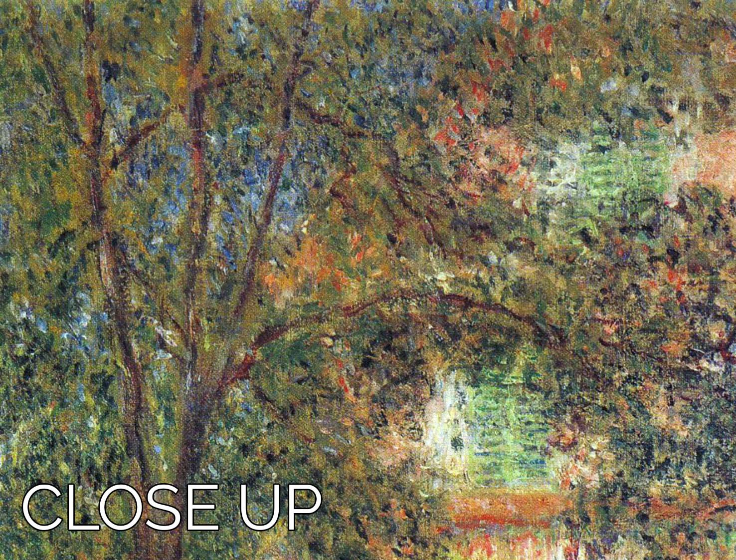 Camille in the garden of the house in Argenteuil by Monet 3 Split Panel Canvas Print - Canvas Art Rocks - 3