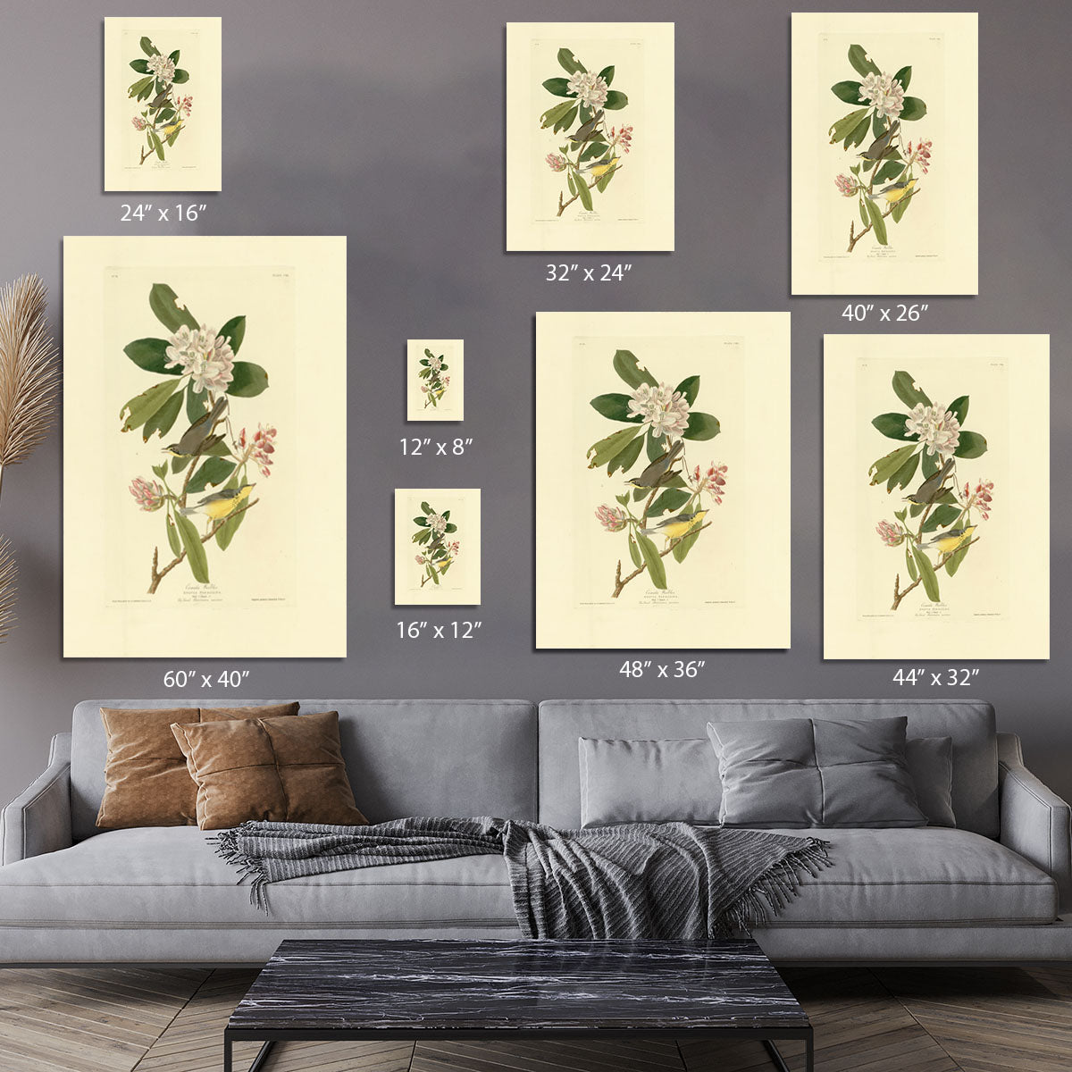 Canada Warbler by Audubon Canvas Print or Poster - Canvas Art Rocks - 7
