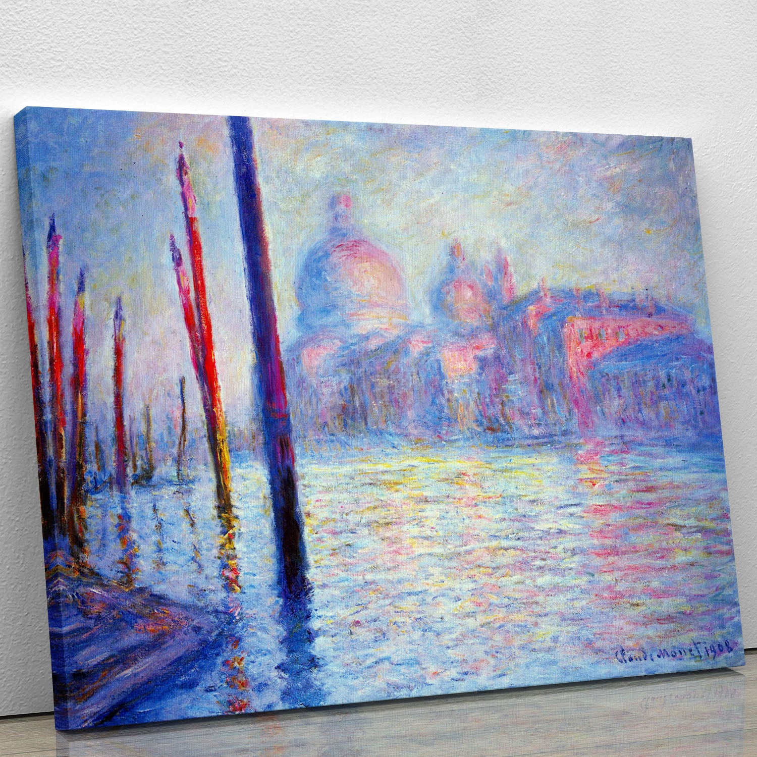 Canal Grand by Monet Canvas Print or Poster - Canvas Art Rocks - 1