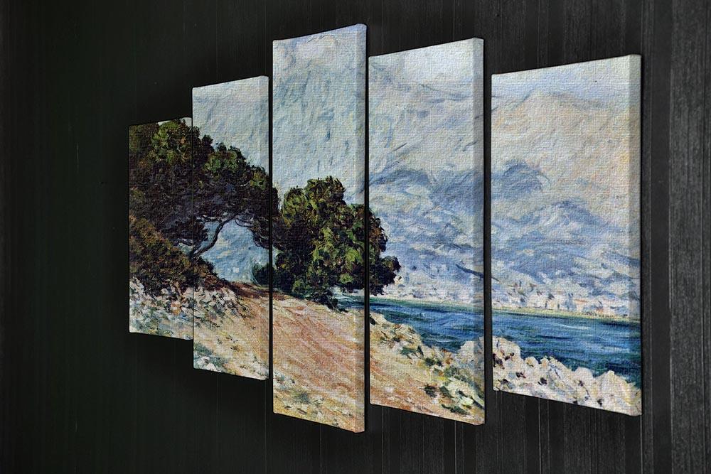 Cape Martin in Menton by Monet 5 Split Panel Canvas - Canvas Art Rocks - 2