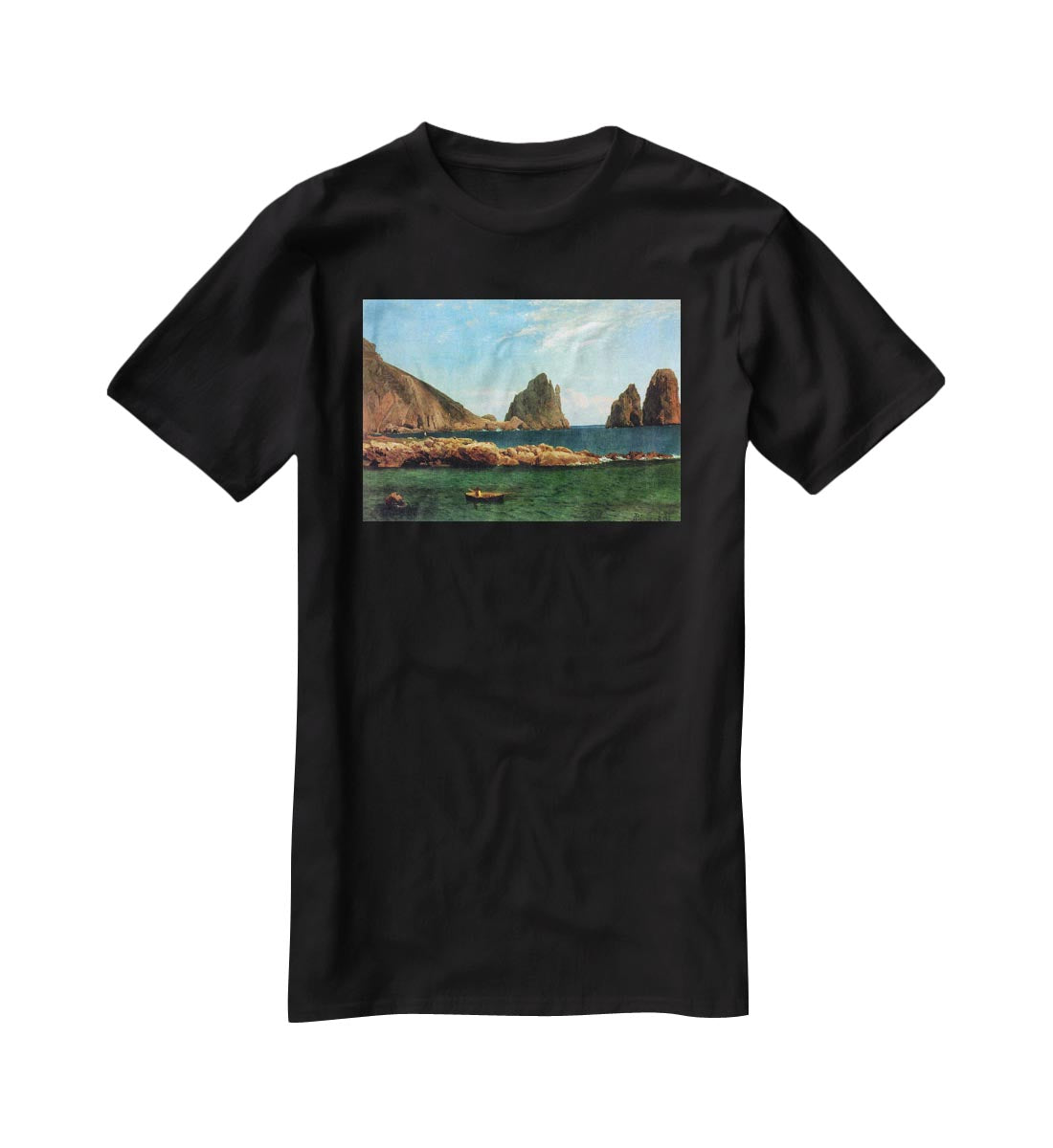 Capri by Bierstadt T-Shirt - Canvas Art Rocks - 1