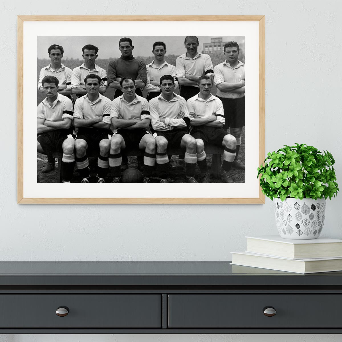 Cardiff City Football Club Team Photo 1956 Framed Print - Canvas Art Rocks - 3