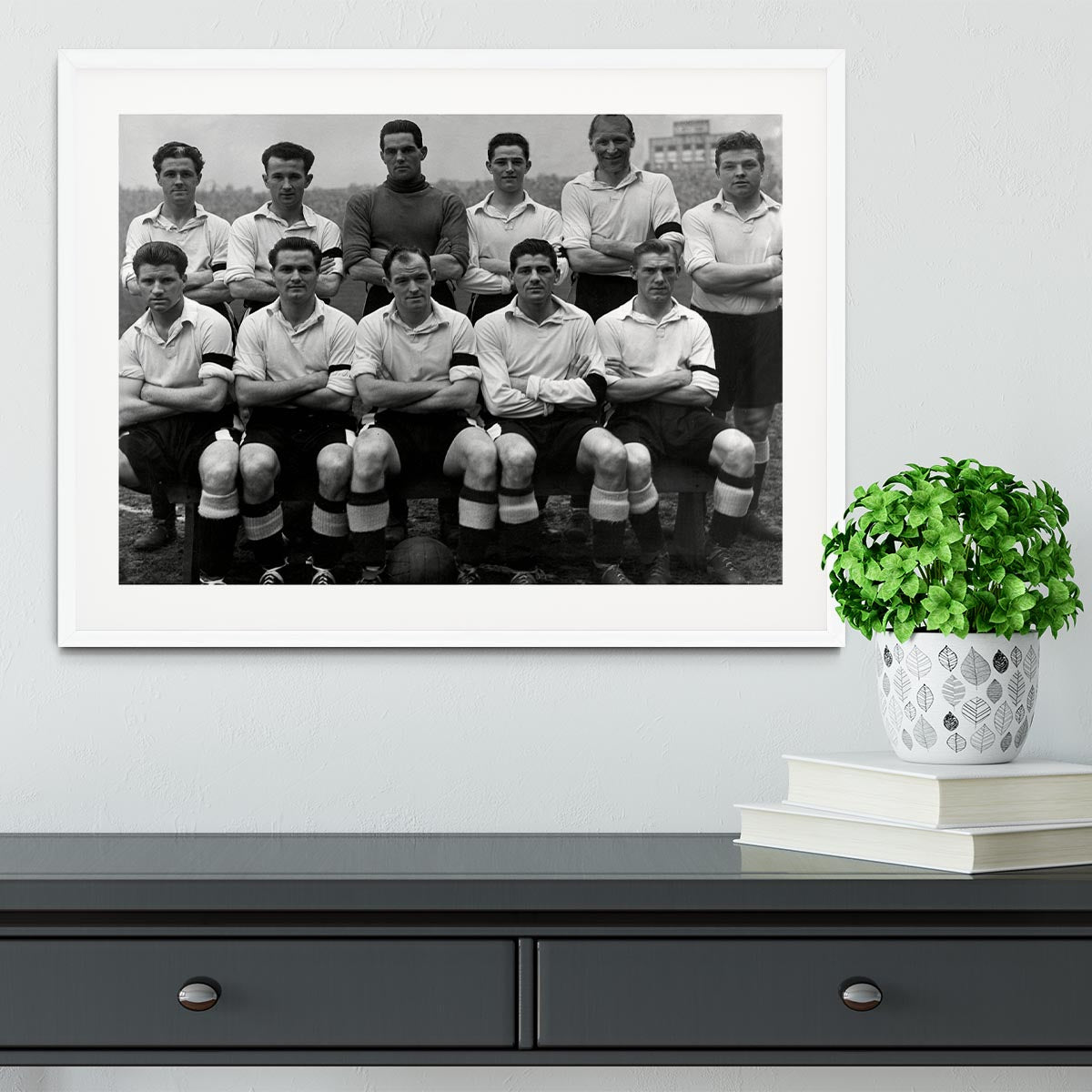 Cardiff City Football Club Team Photo 1956 Framed Print - Canvas Art Rocks - 5