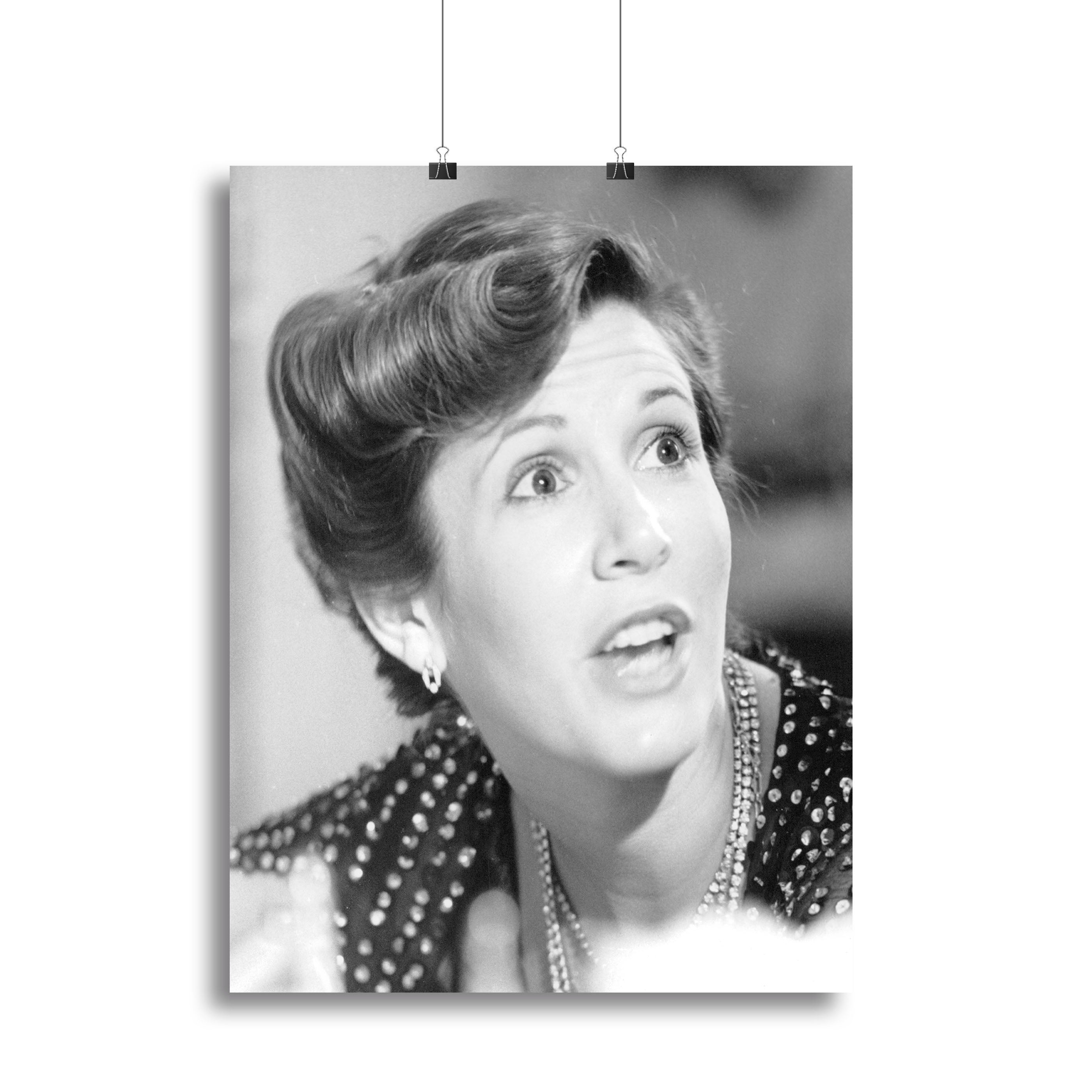 Carrie Fisher Canvas Print or Poster - Canvas Art Rocks - 2