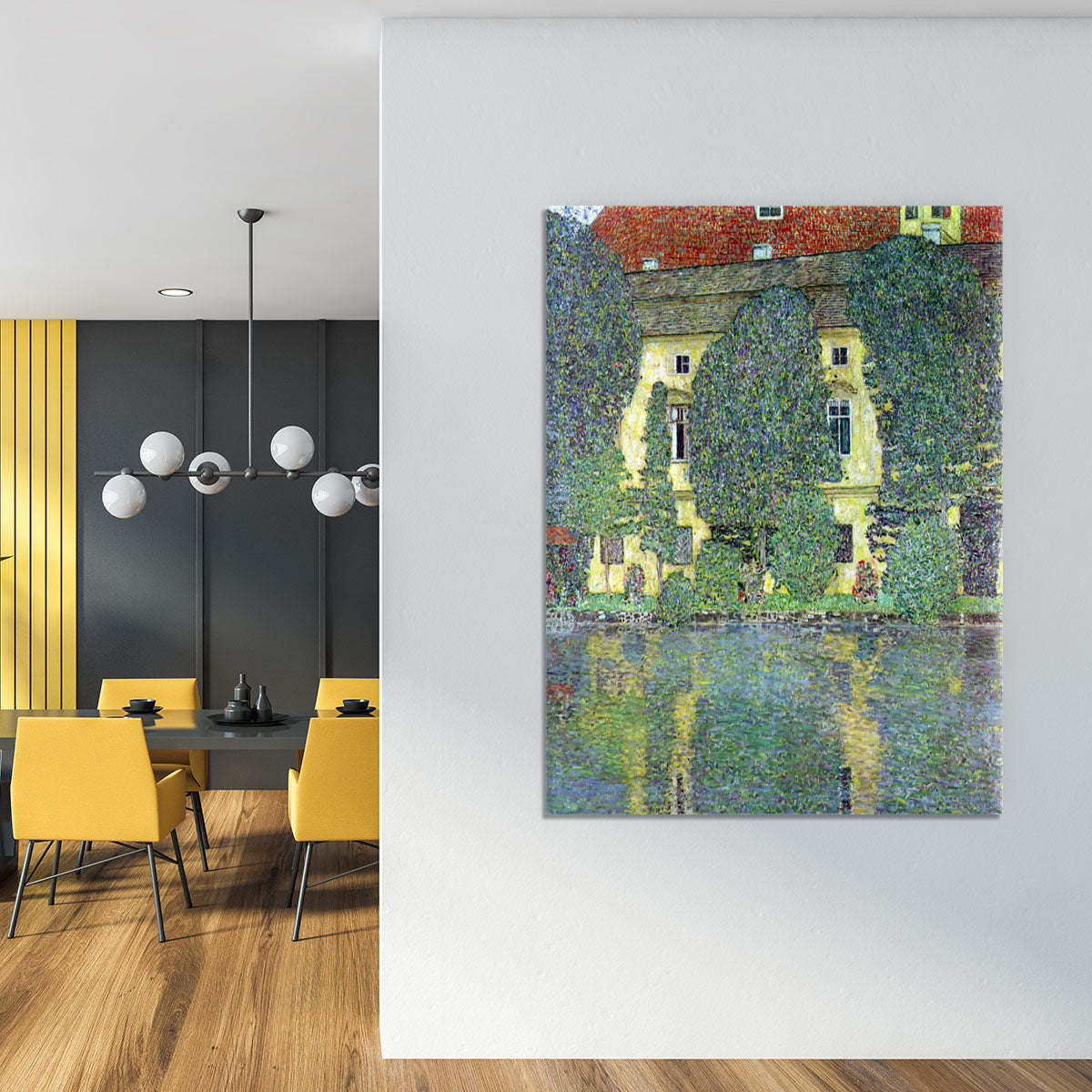 Castle at the Attersee by Klimt Canvas Print or Poster - Canvas Art Rocks - 4
