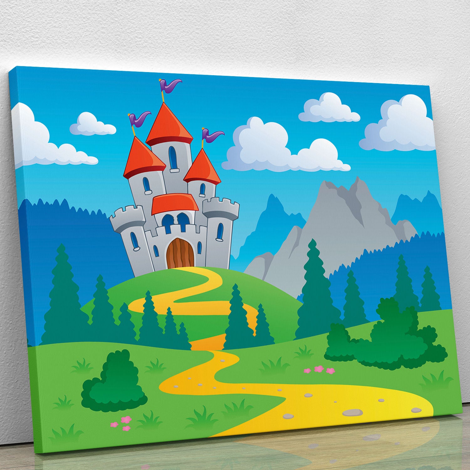 Castle theme landscap Canvas Print or Poster - Canvas Art Rocks - 1