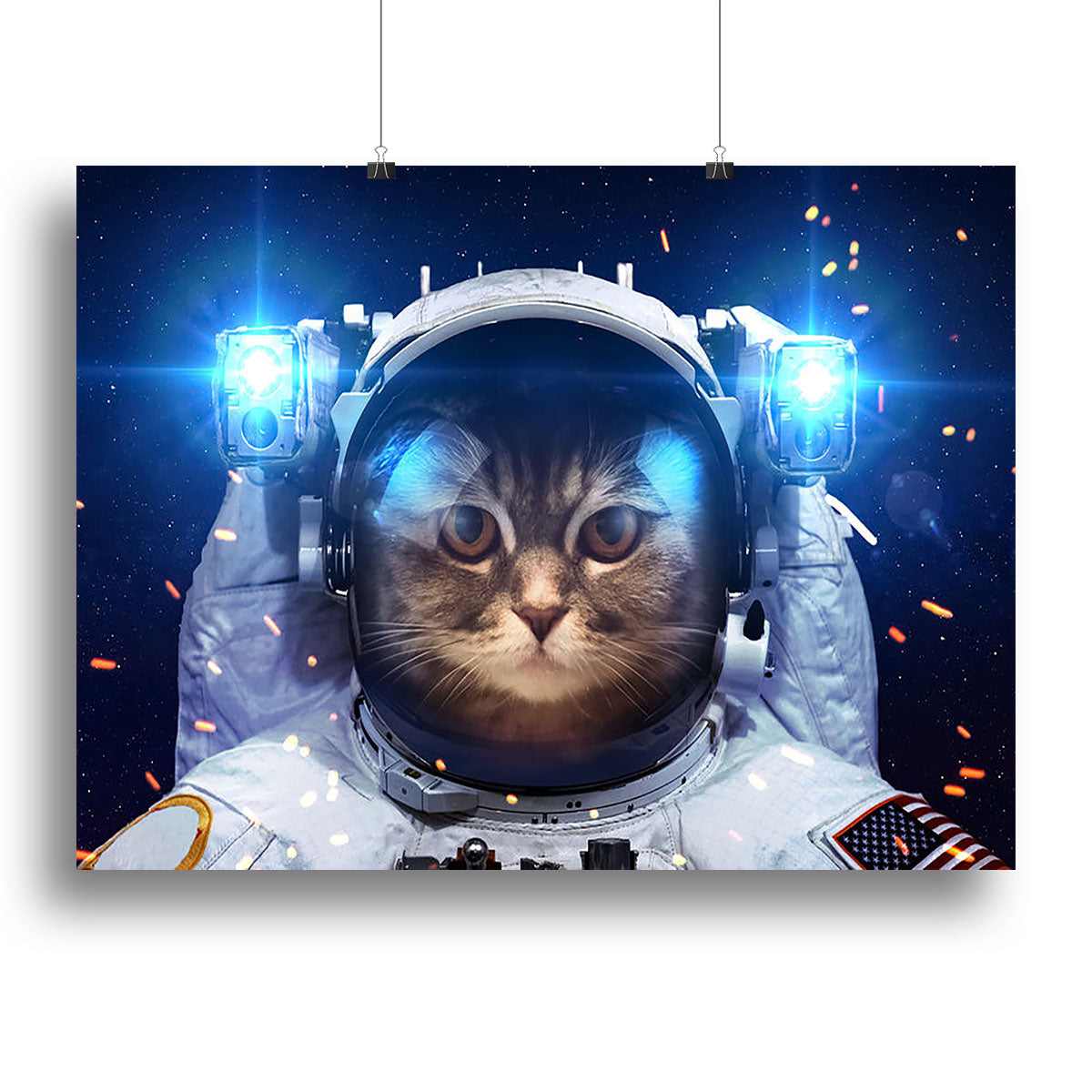 Cat in Space Canvas Print or Poster - Canvas Art Rocks - 2