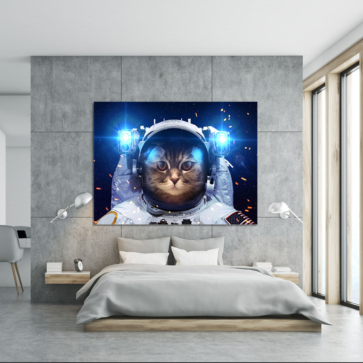 Cat in Space Canvas Print or Poster - Canvas Art Rocks - 5