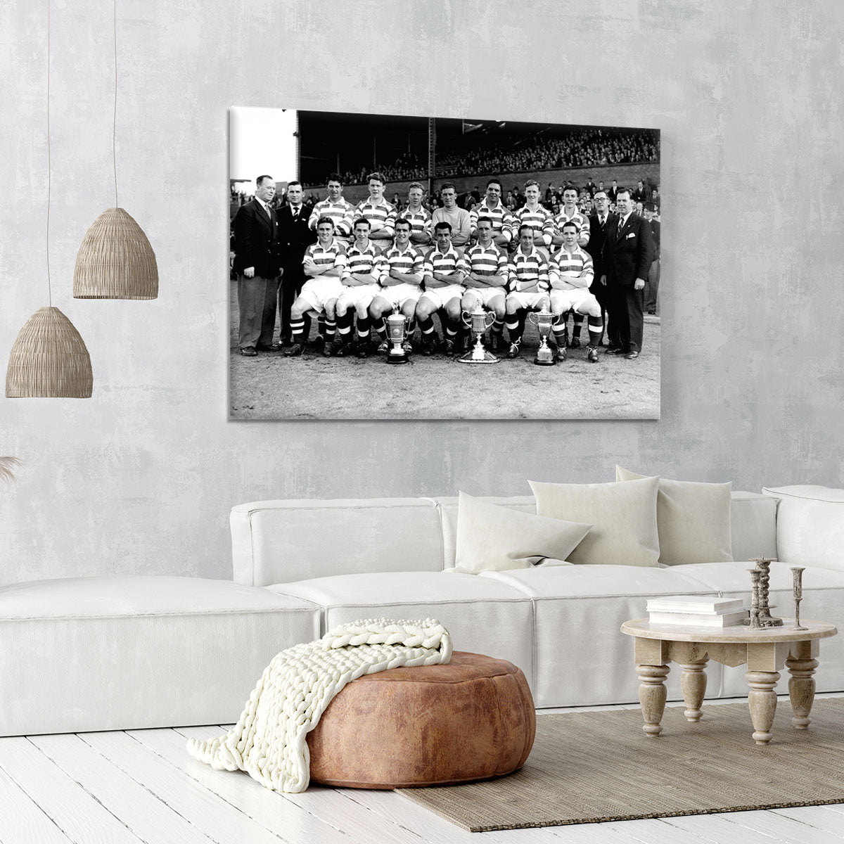 Celtic Scottish Cup Winning Team 1953-54 Canvas Print or Poster - Canvas Art Rocks - 6