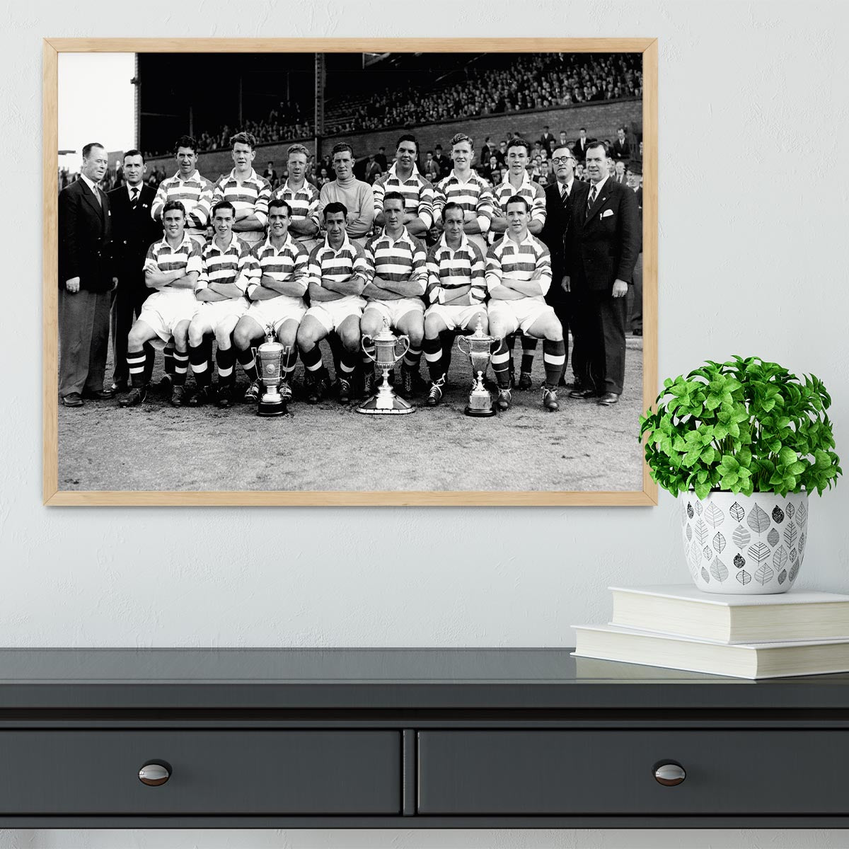 Celtic Scottish Cup Winning Team 1953-54 Framed Print - Canvas Art Rocks - 4