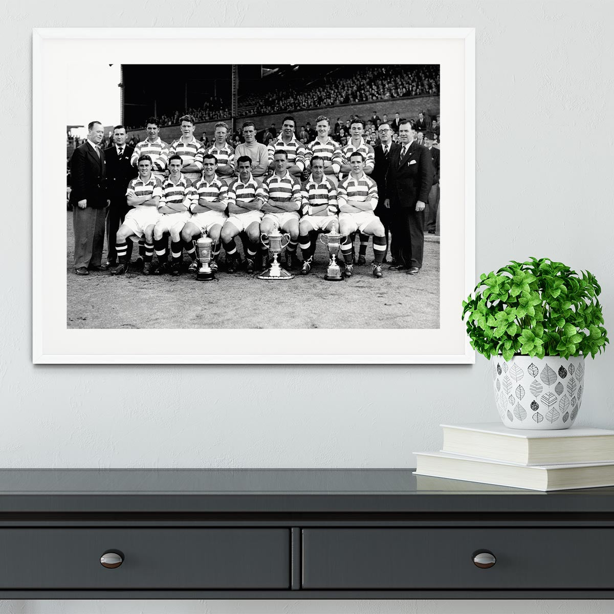 Celtic Scottish Cup Winning Team 1953-54 Framed Print - Canvas Art Rocks - 5