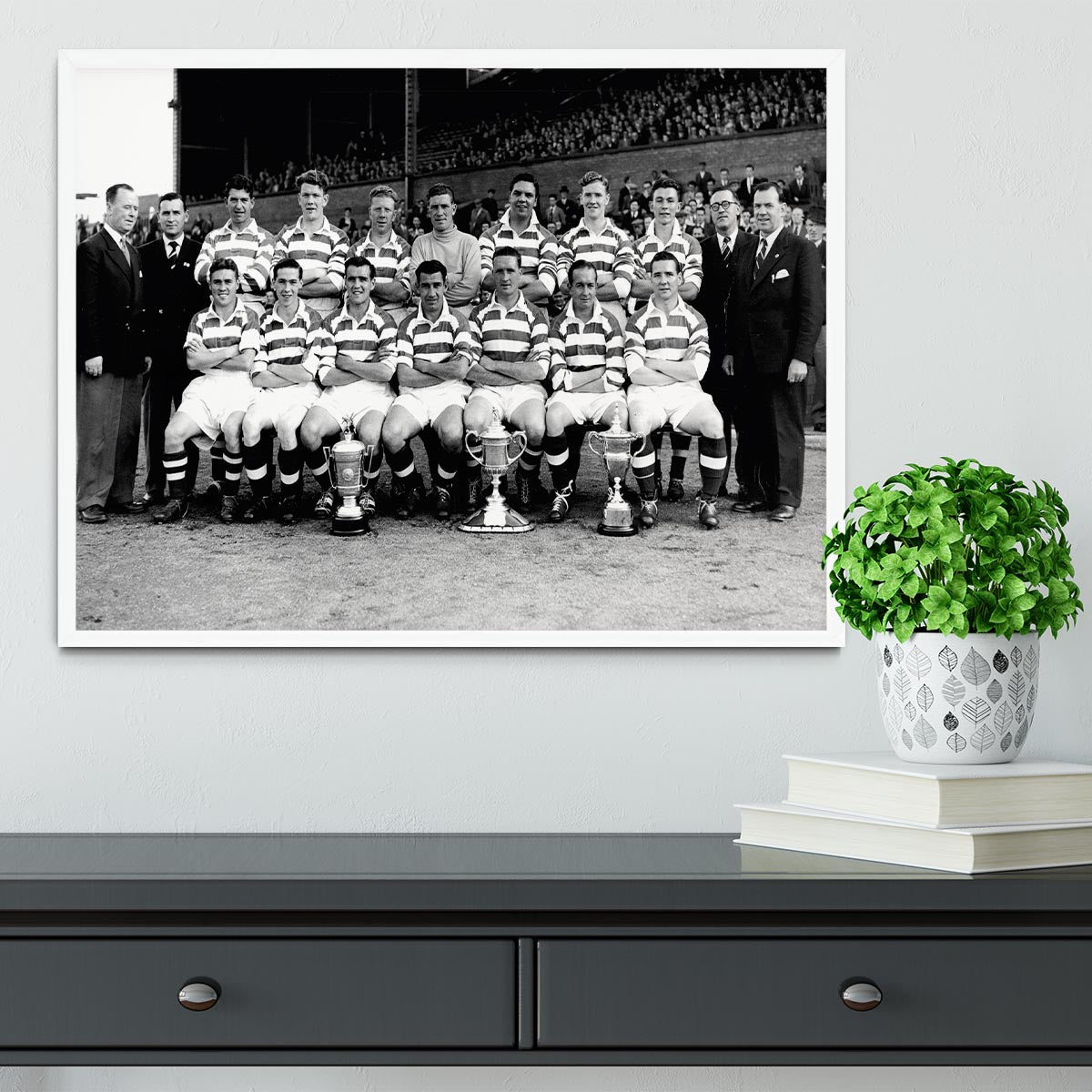 Celtic Scottish Cup Winning Team 1953-54 Framed Print - Canvas Art Rocks -6