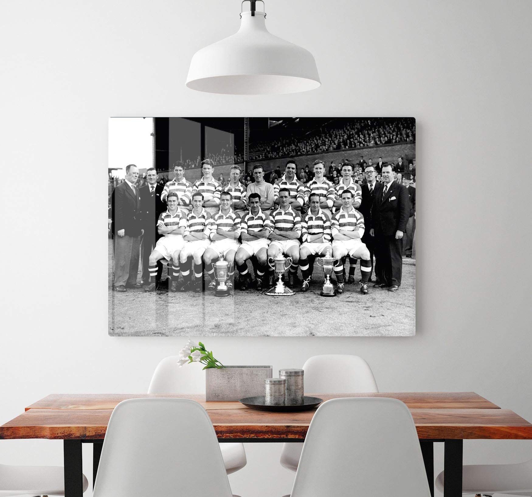 Celtic Scottish Cup Winning Team 1953-54 Acrylic Block - Canvas Art Rocks - 2
