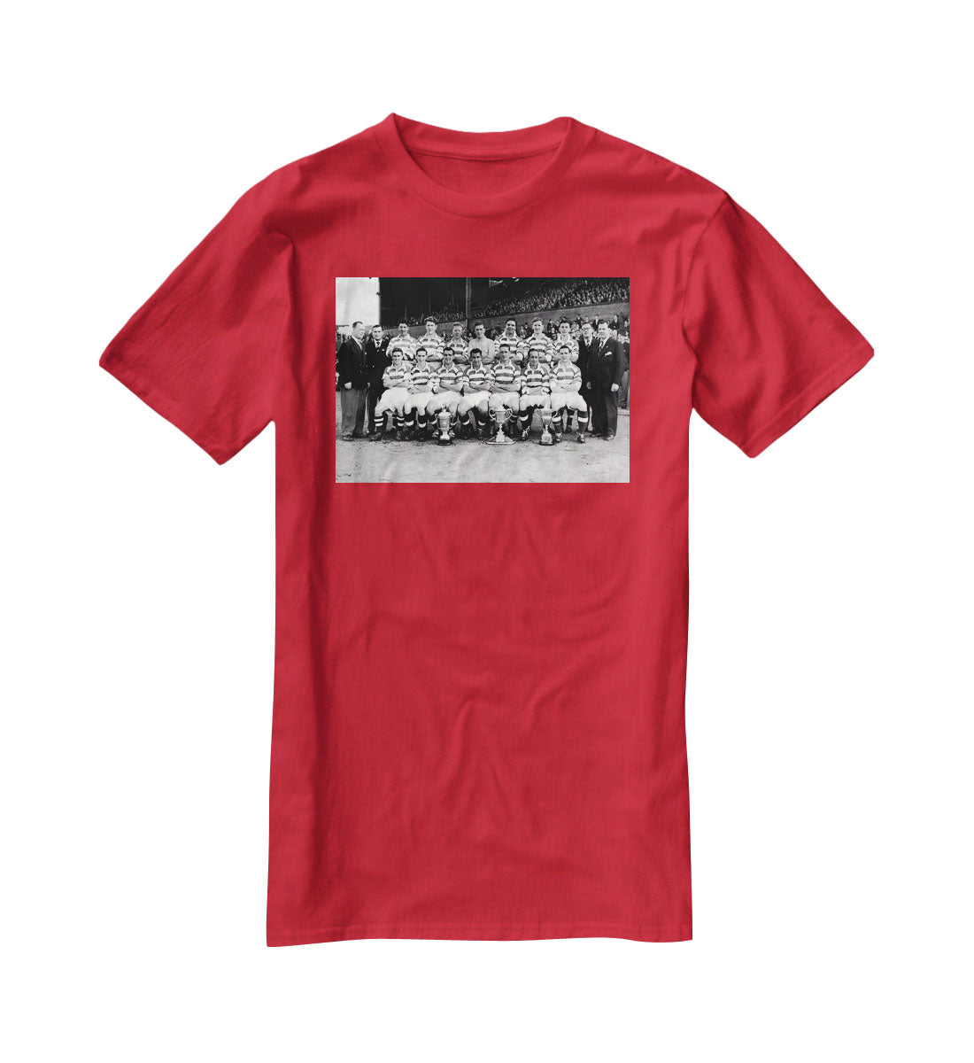Celtic Scottish Cup Winning Team 1953-54 T-Shirt - Canvas Art Rocks - 4