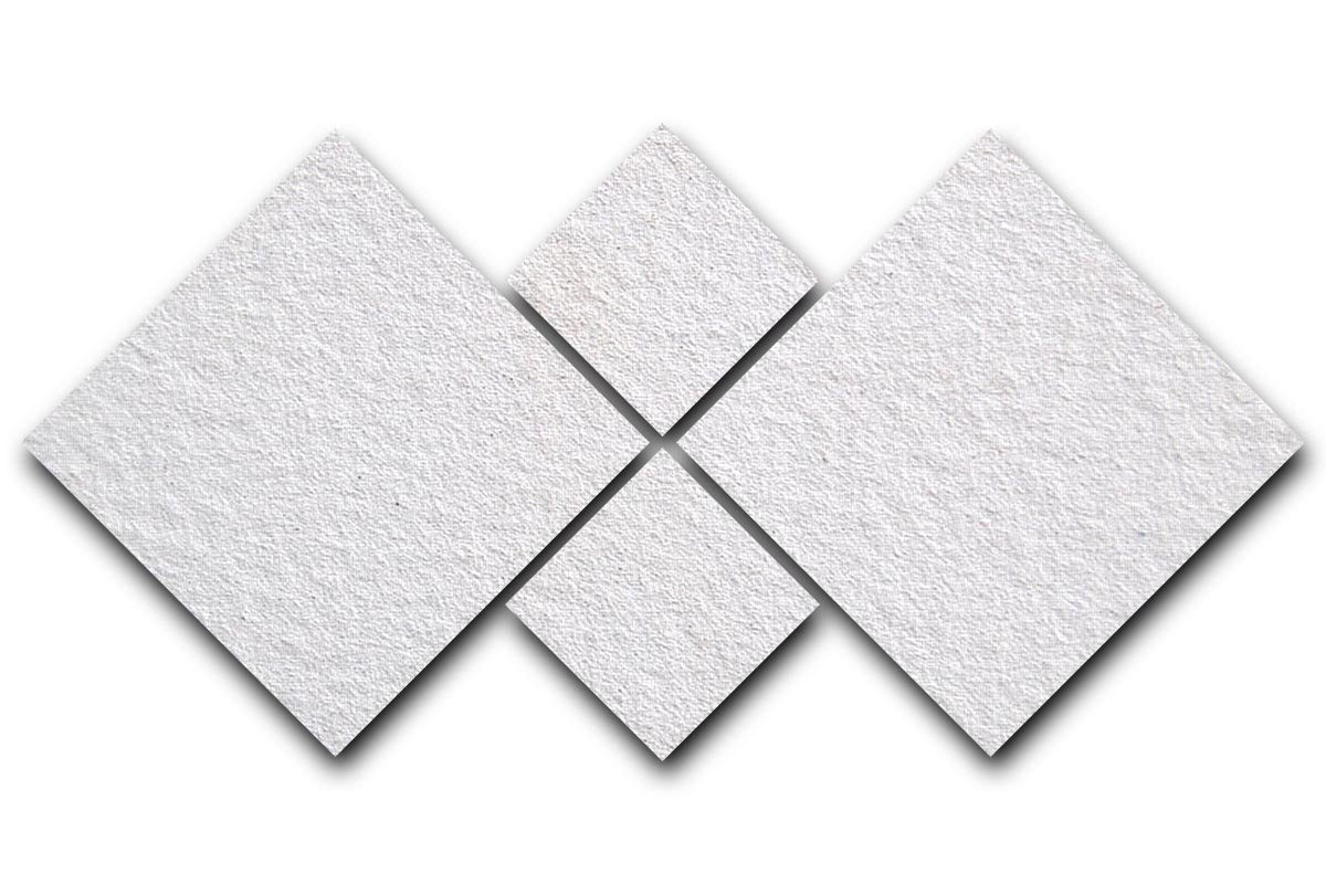 Cement texture 4 Square Multi Panel Canvas  - Canvas Art Rocks - 1