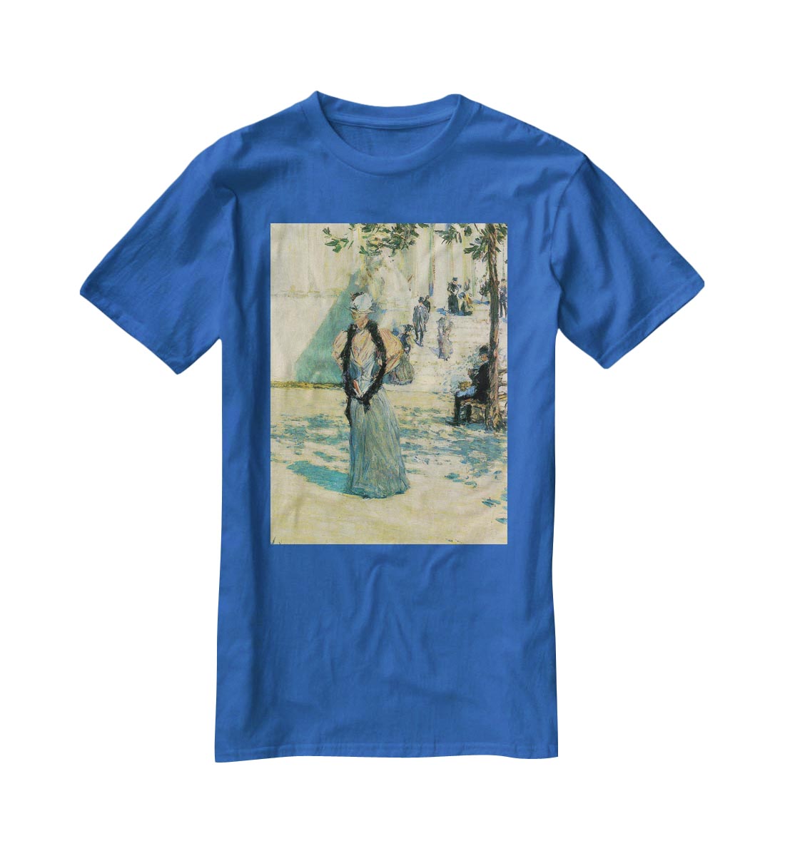 Characters in the sunlight by Hassam T-Shirt - Canvas Art Rocks - 2