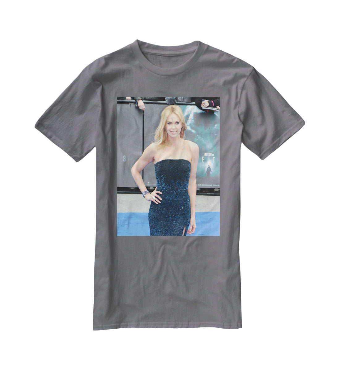 Charlize Theron T-Shirt - Canvas Art Rocks - 3