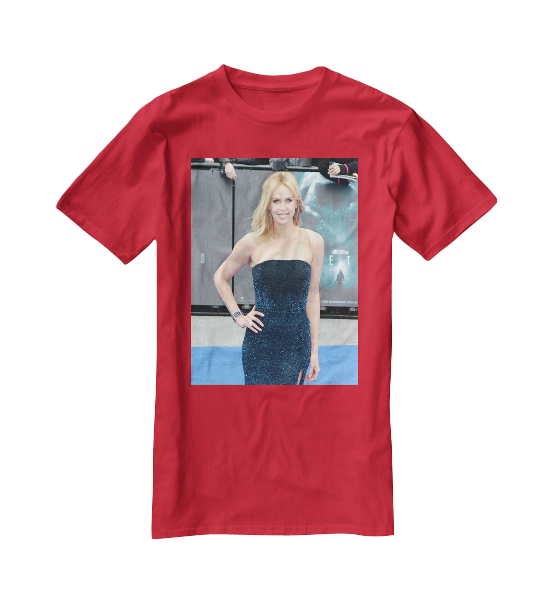 Charlize Theron T-Shirt - Canvas Art Rocks - 4