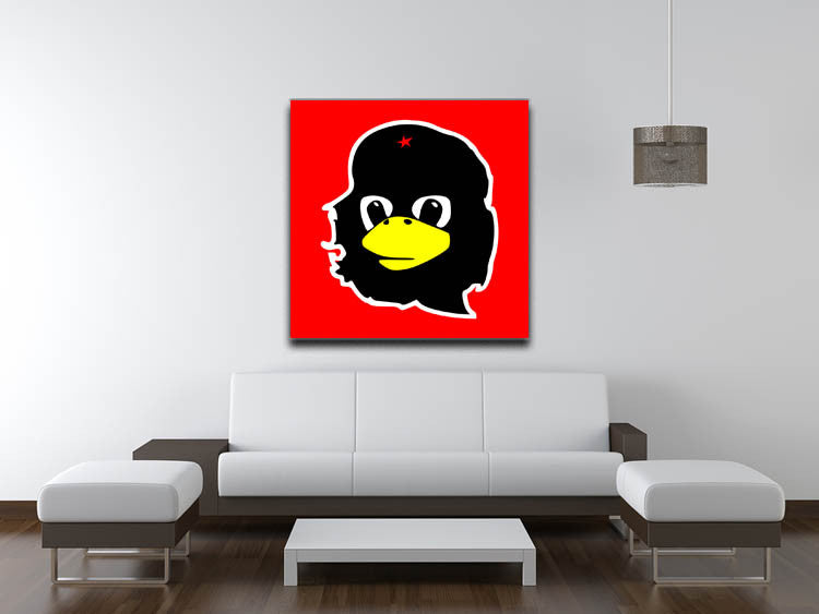 Che Guevara Penguin Canvas Print & Poster - Canvas Art Rocks