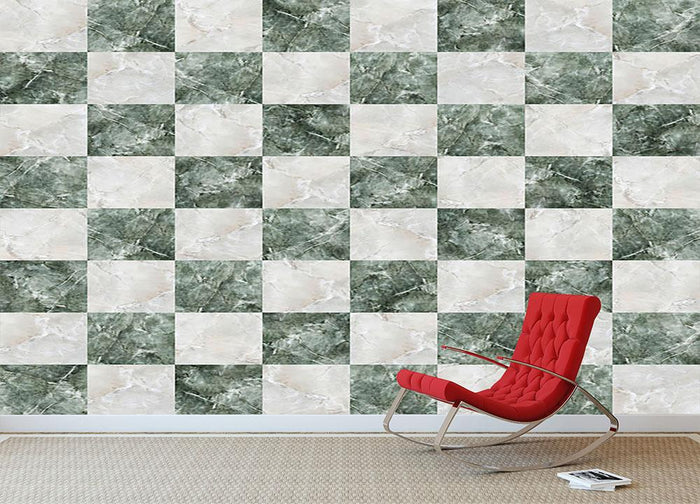 Checkered tiles seamless Wall Mural Wallpaper