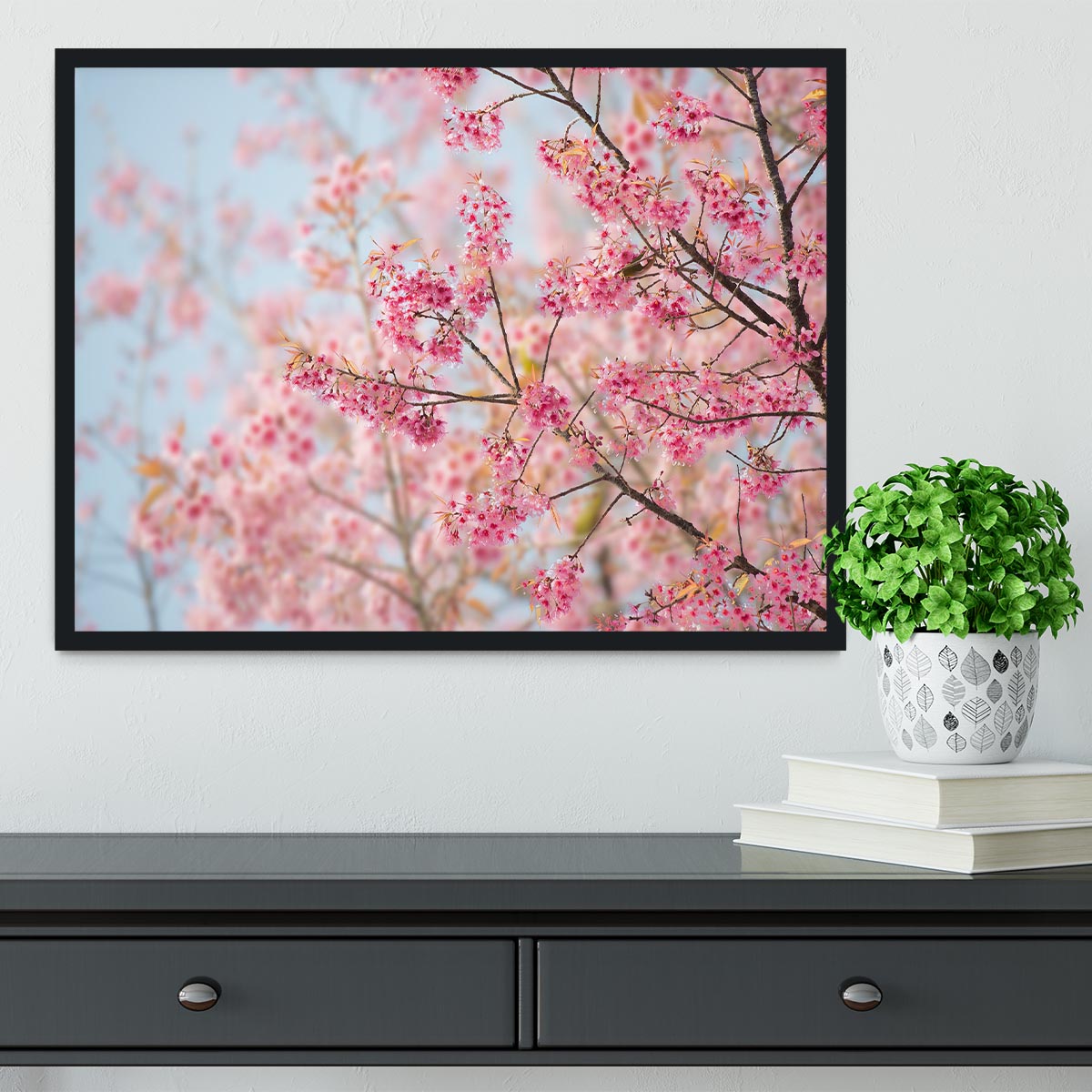 Cherry Blossom Framed Print - Canvas Art Rocks - 2