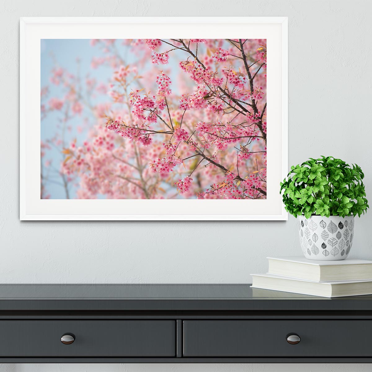 Cherry Blossom Framed Print - Canvas Art Rocks - 5