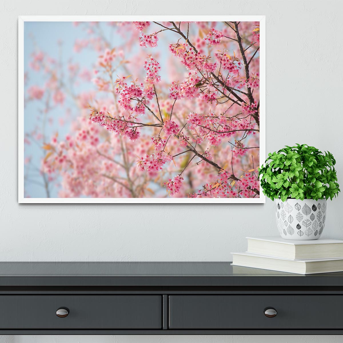 Cherry Blossom Framed Print - Canvas Art Rocks -6