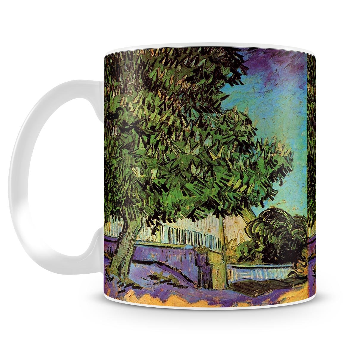 Chestnut Tree in Blossom by Van Gogh Mug - Canvas Art Rocks - 4