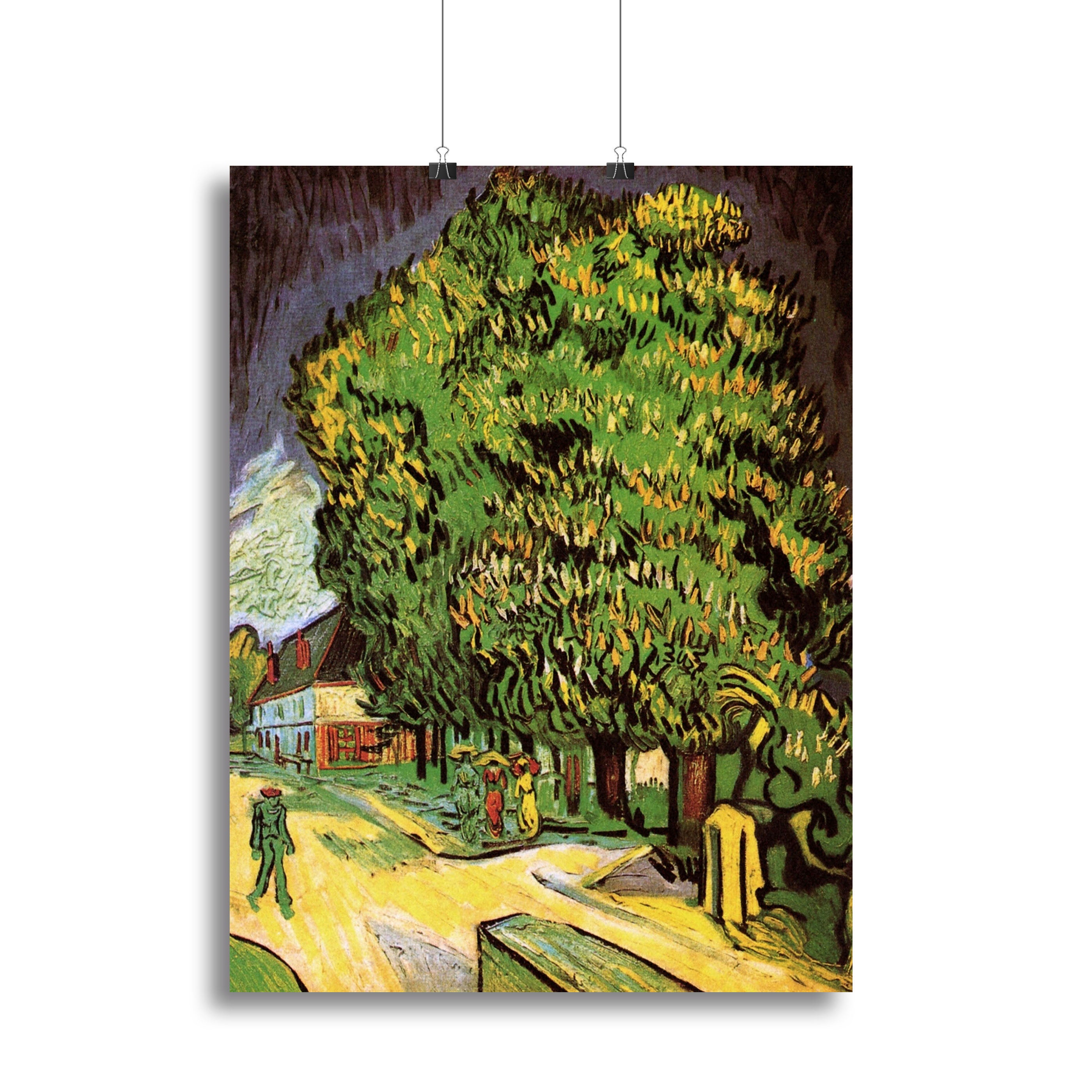 Chestnut Trees in Blossom by Van Gogh Canvas Print or Poster - Canvas Art Rocks - 2