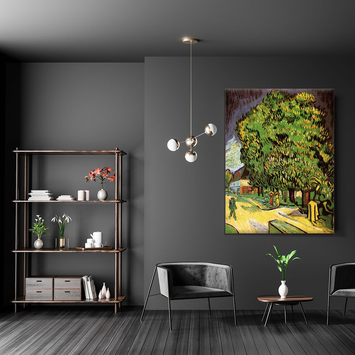 Chestnut Trees in Blossom by Van Gogh Canvas Print or Poster - Canvas Art Rocks - 5