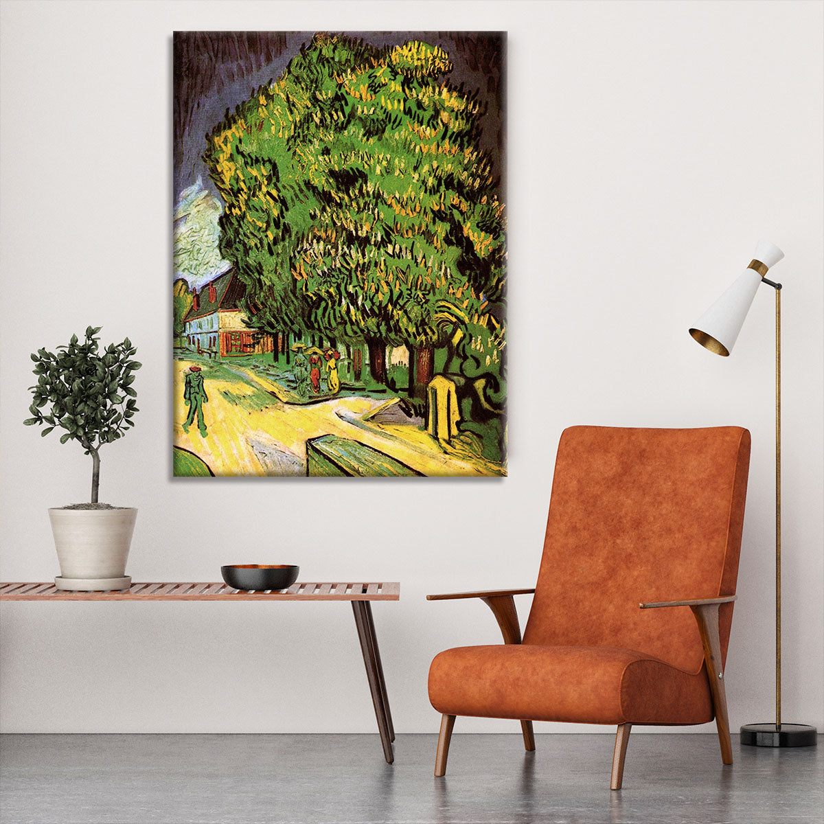 Chestnut Trees in Blossom by Van Gogh Canvas Print or Poster - Canvas Art Rocks - 6